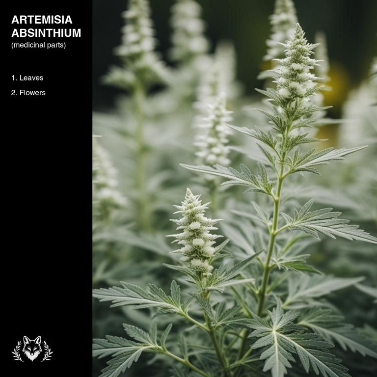 parts of Artemisia absinthium