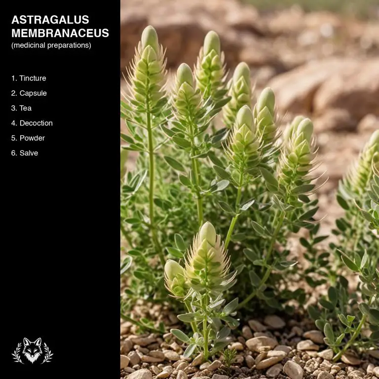 preparations of Astragalus membranaceus