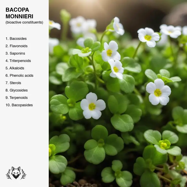 constituents of Bacopa monnieri