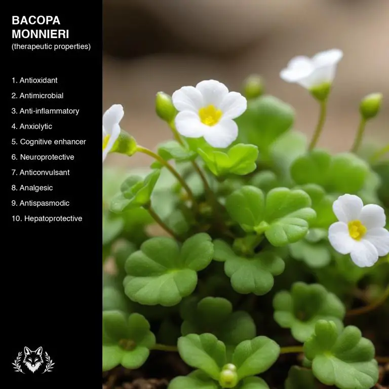 properties of Bacopa monnieri