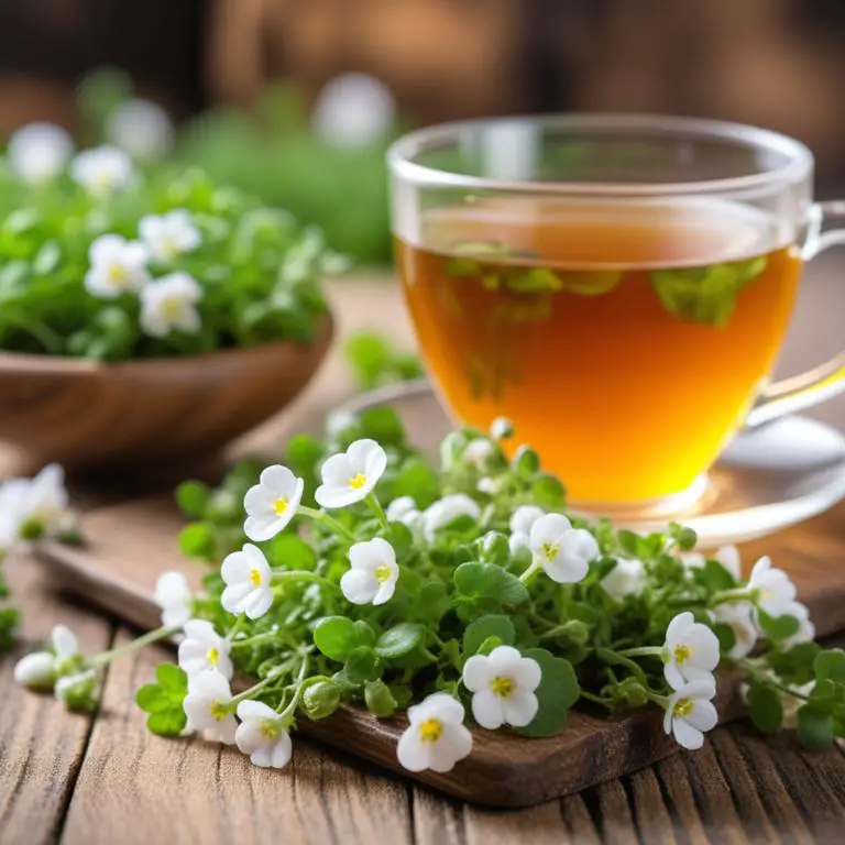 tea made with Bacopa monnieri