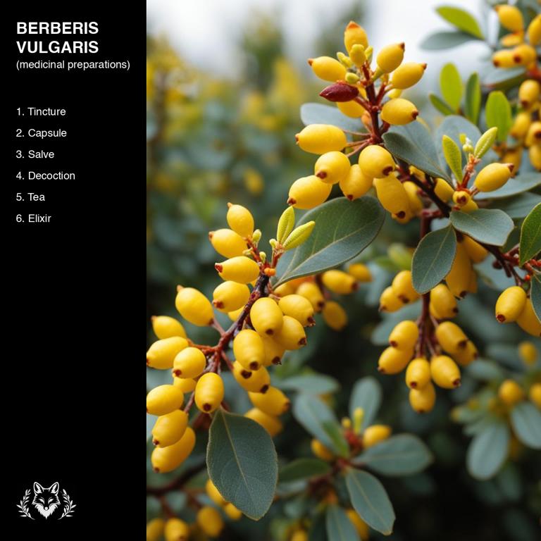 preparations of Berberis vulgaris