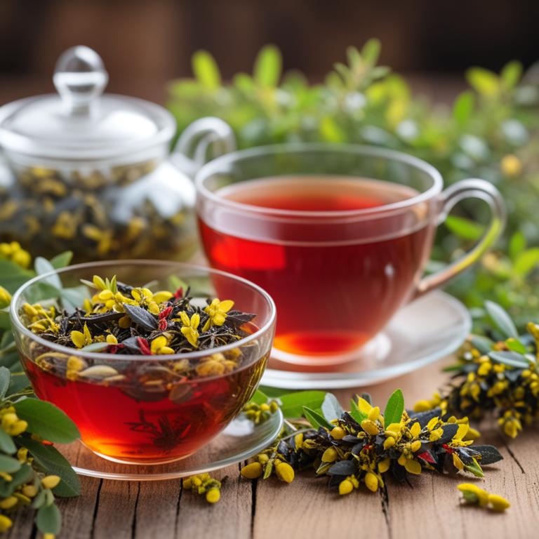 tea made with Berberis vulgaris