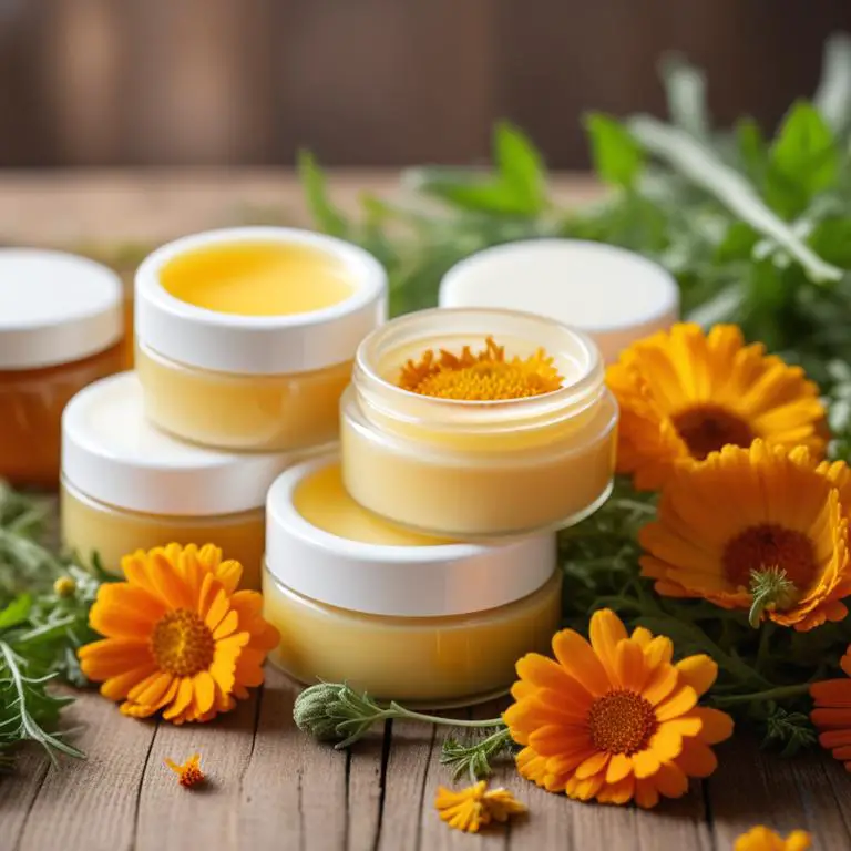 cream made with Calendula officinalis