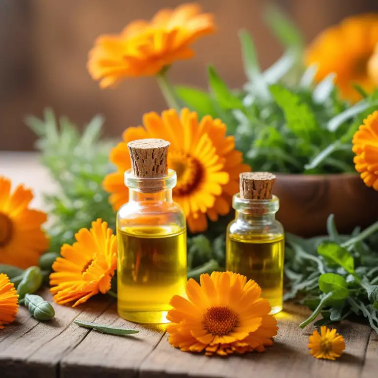 oil made with Calendula officinalis