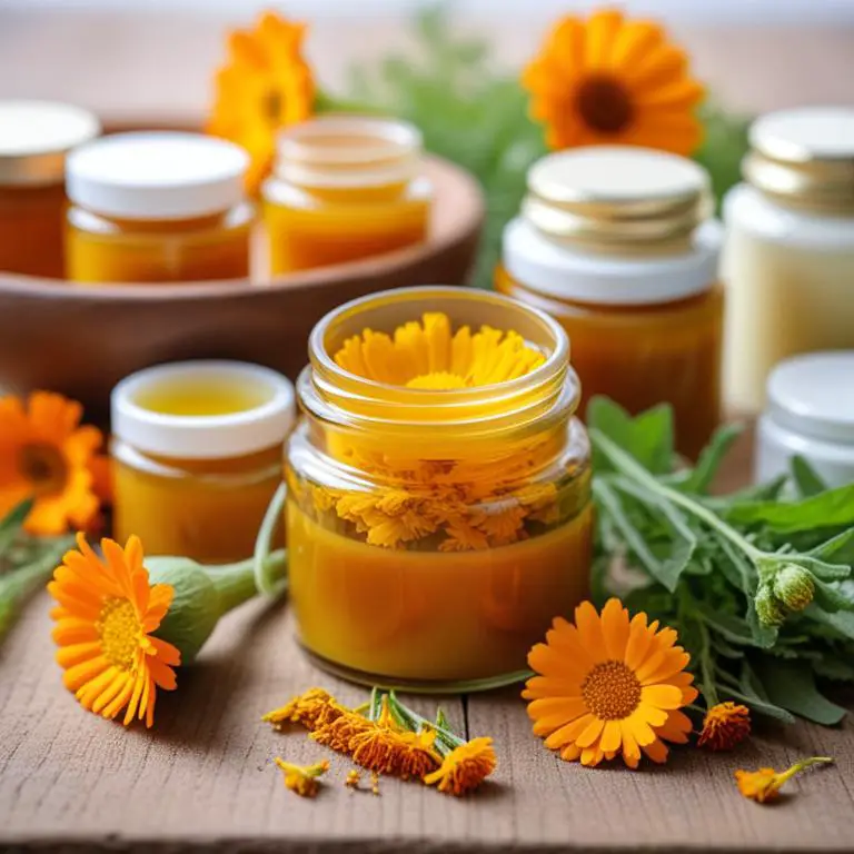 ointment made with Calendula officinalis