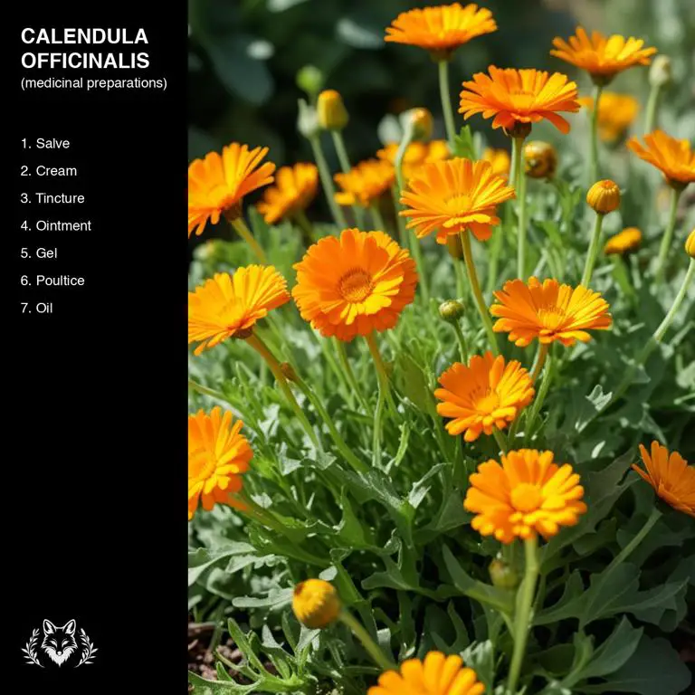 preparations of Calendula officinalis