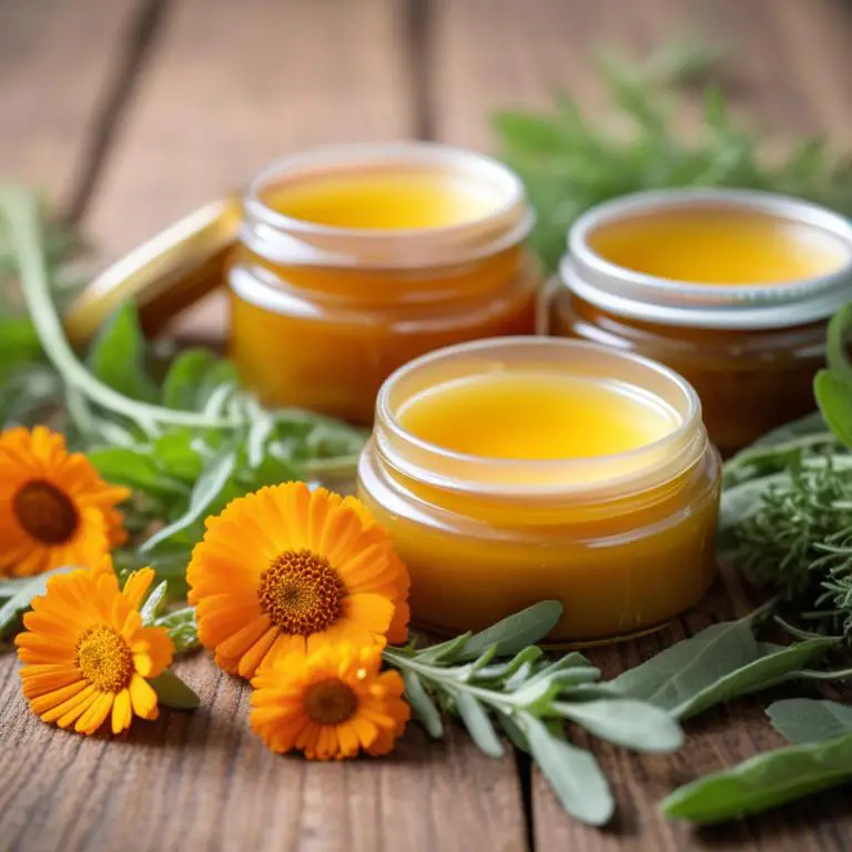 salve made with Calendula officinalis