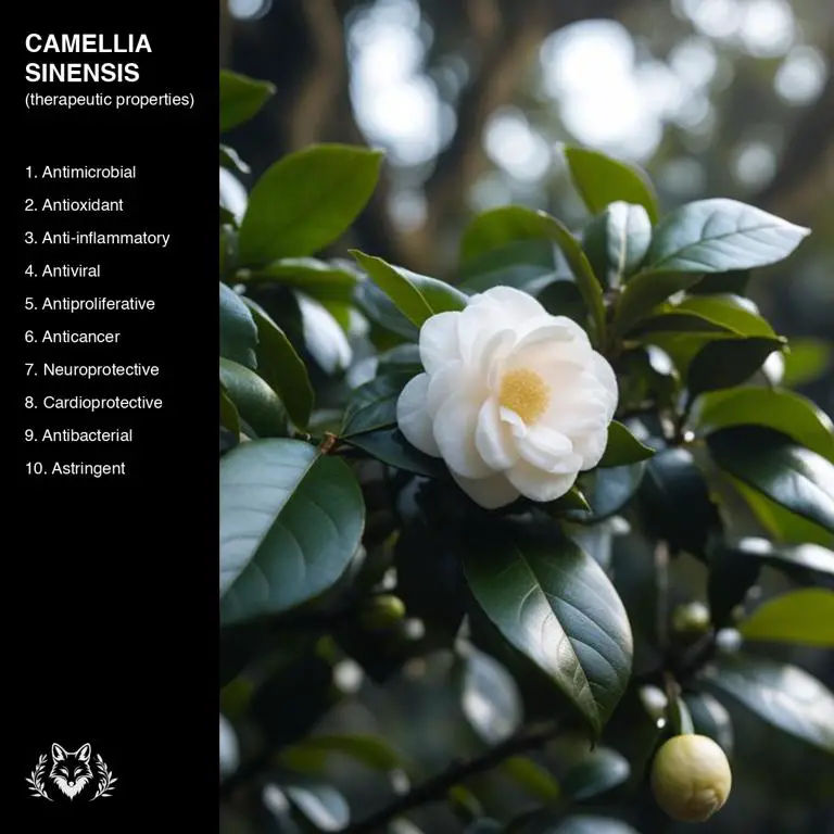 properties of Camellia sinensis