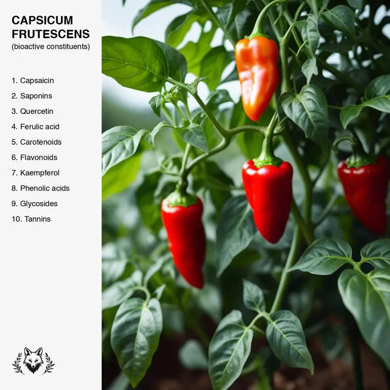 constituents of Capsicum frutescens