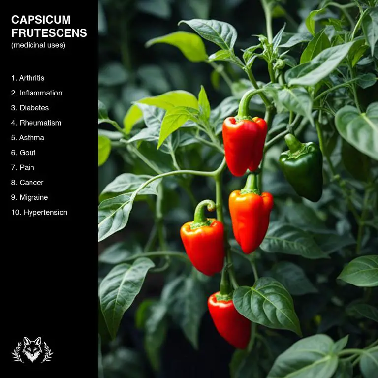 uses of Capsicum frutescens