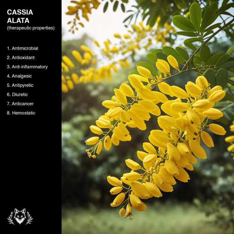 properties of Cassia alata