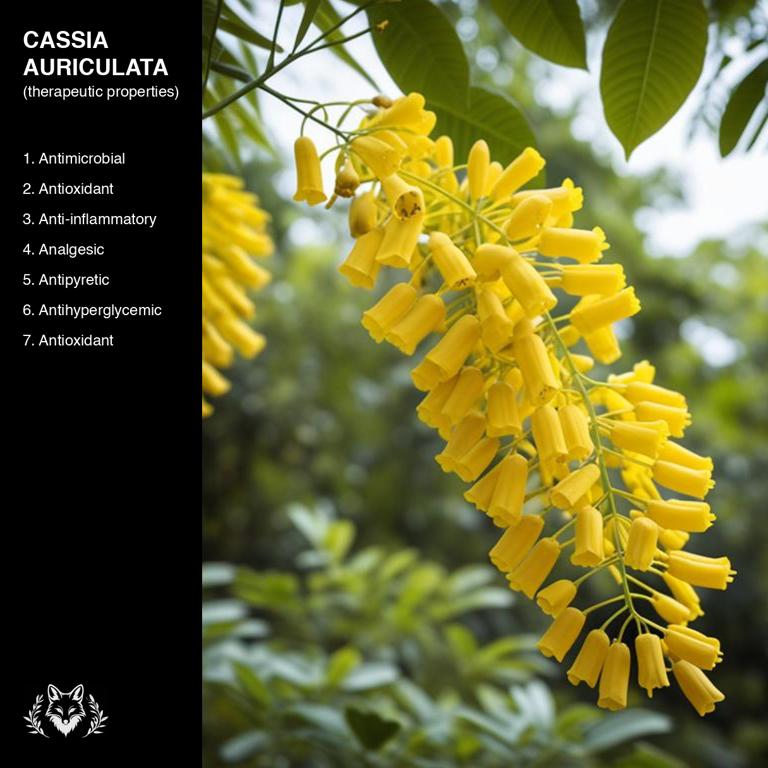 properties of Cassia auriculata