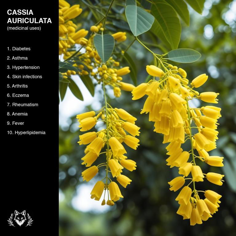 uses of Cassia auriculata