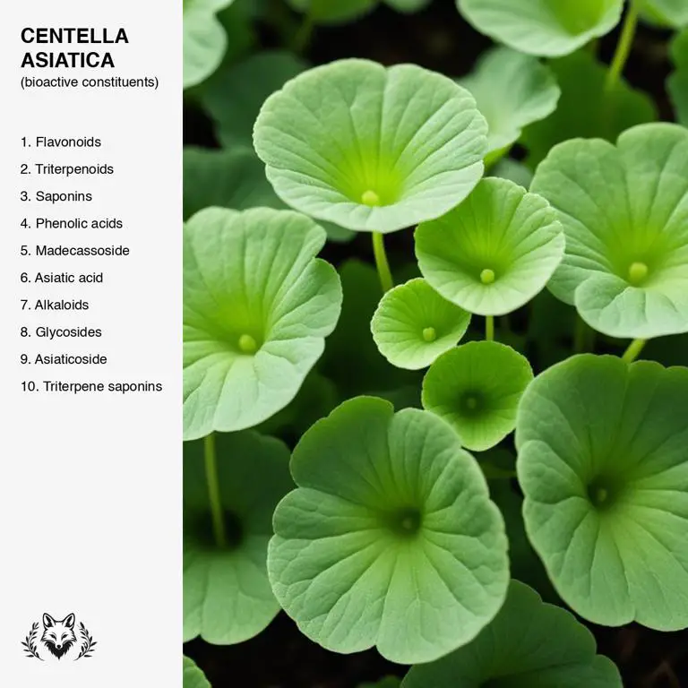 constituents of Centella asiatica