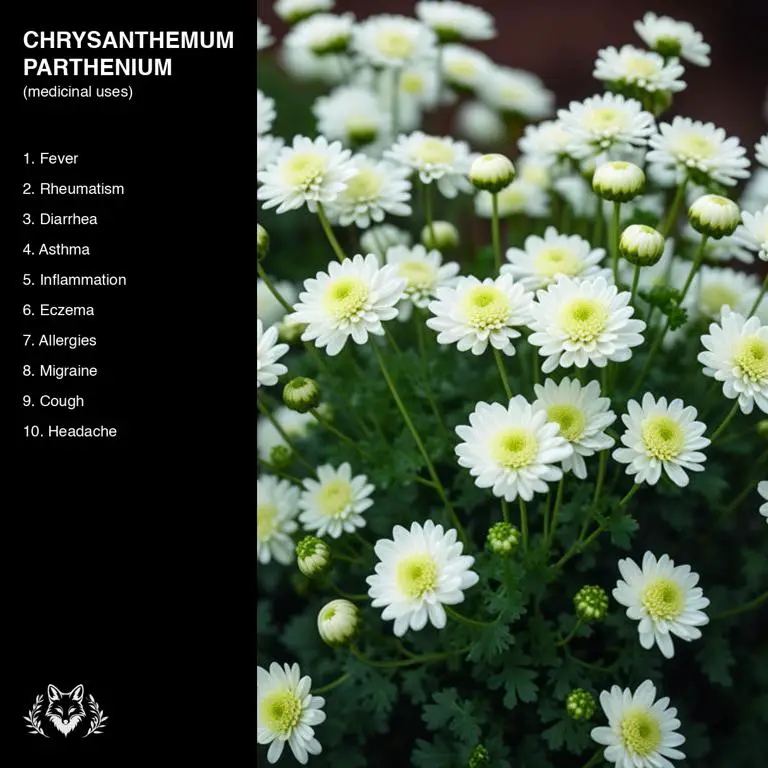 uses of Chrysanthemum parthenium