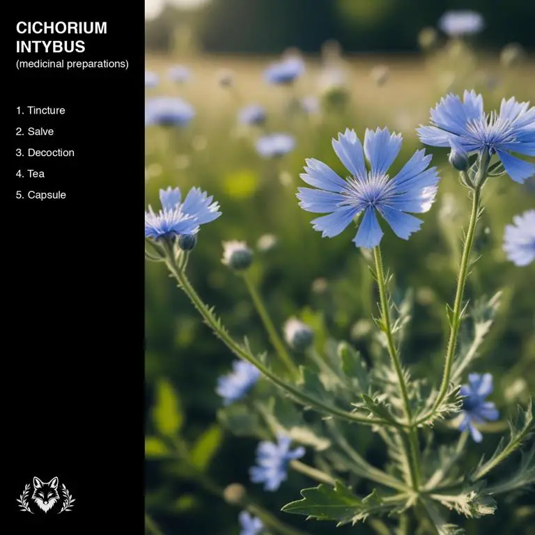 preparations of Cichorium intybus