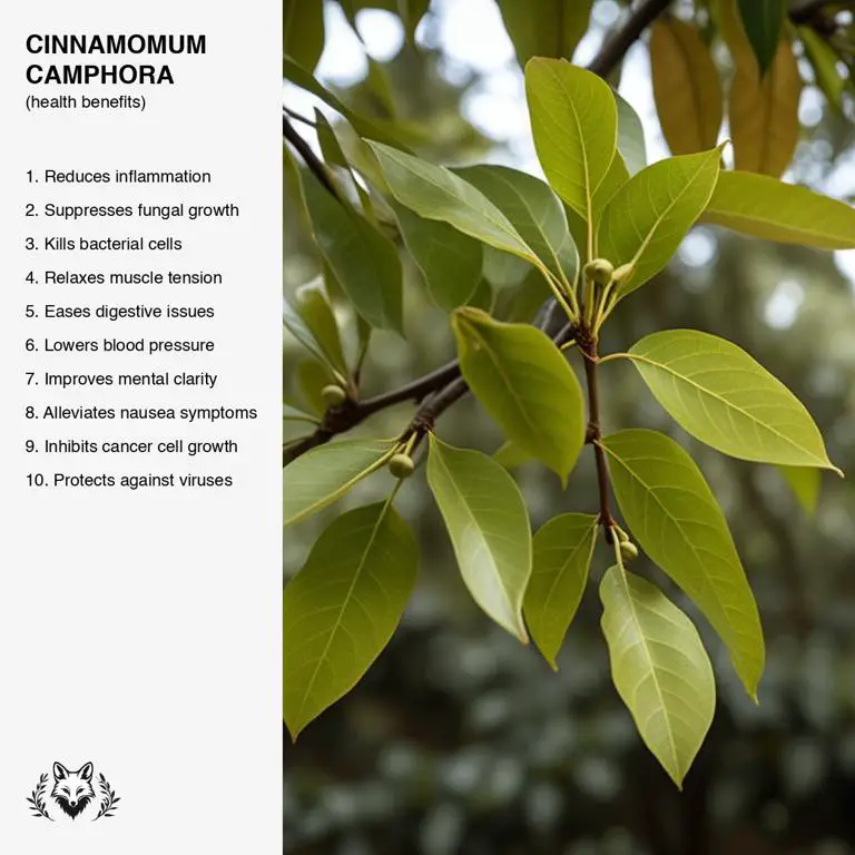 benefits of Cinnamomum camphora