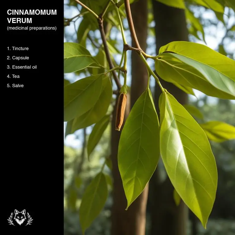 preparations of Cinnamomum verum