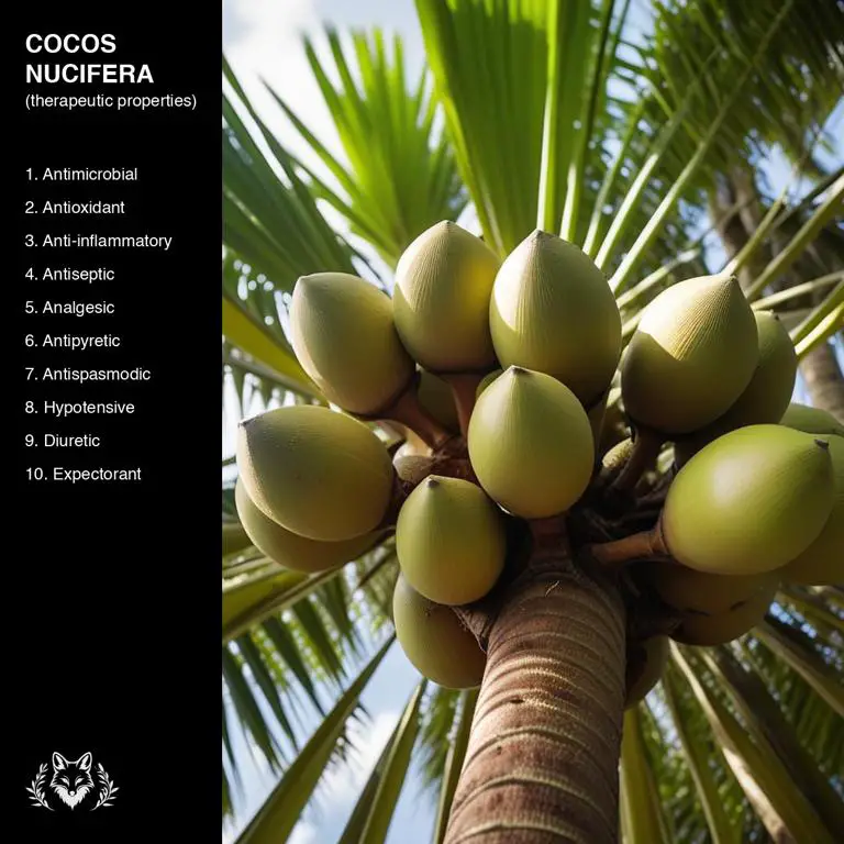 properties of Cocos nucifera