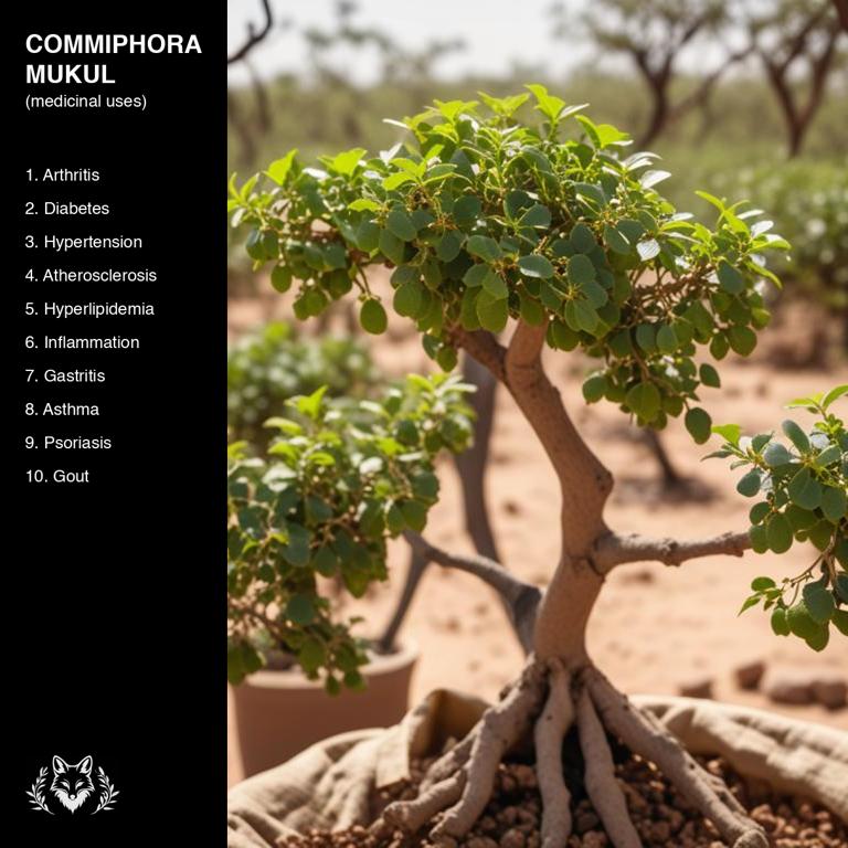 uses of Commiphora mukul