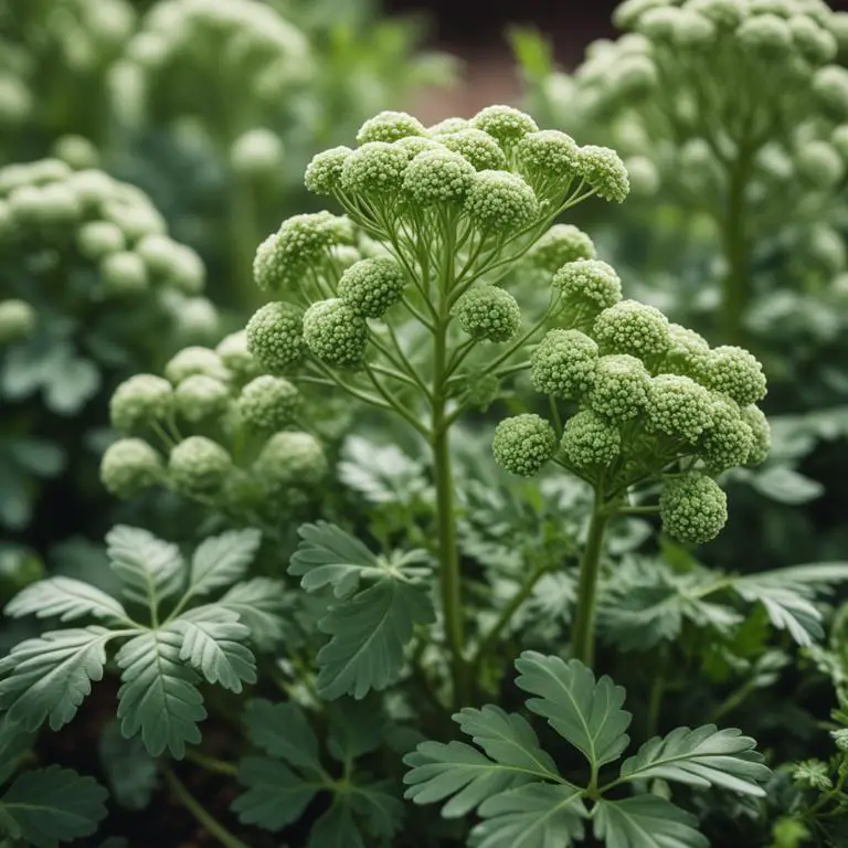 Coriandrum sativum plant