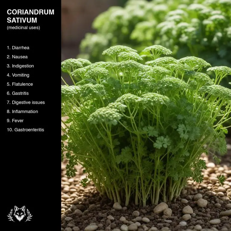 uses of Coriandrum sativum