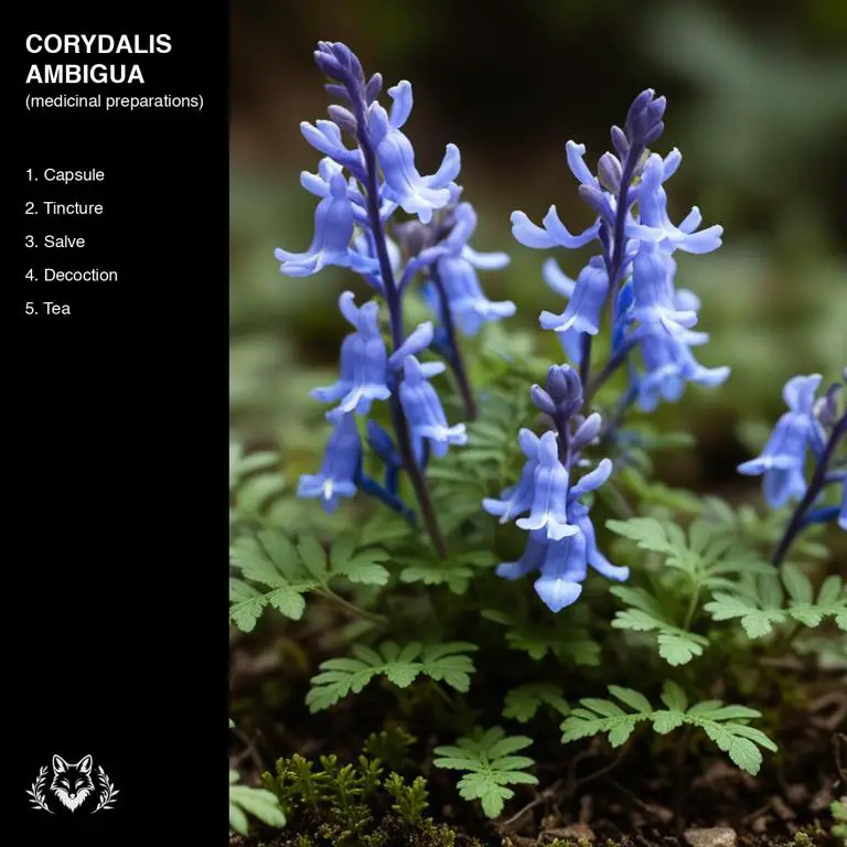 preparations of Corydalis ambigua