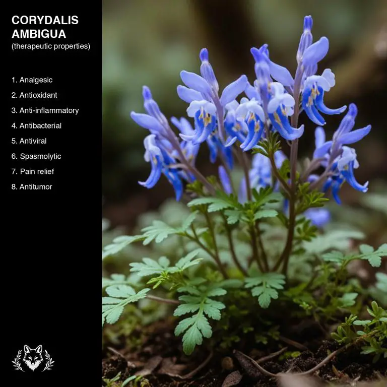 properties of Corydalis ambigua