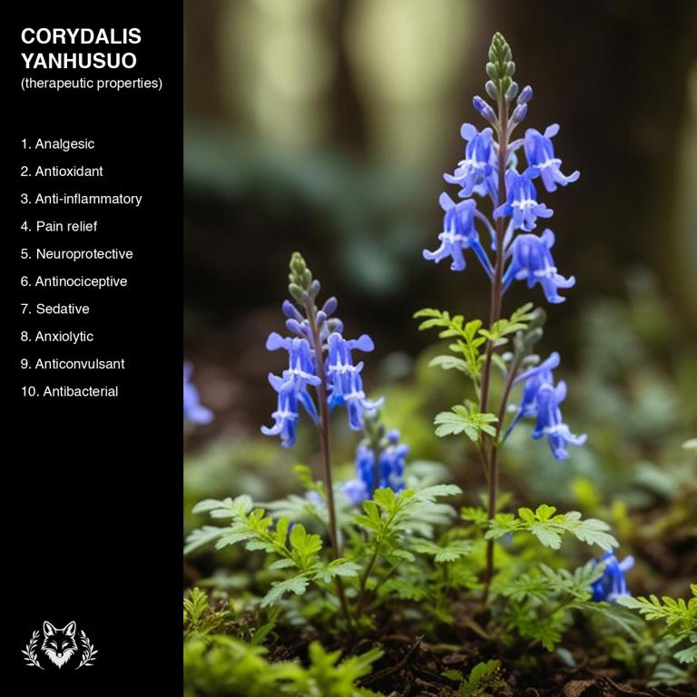 properties of Corydalis yanhusuo