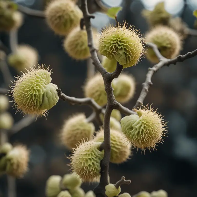 Corylus avellana plant