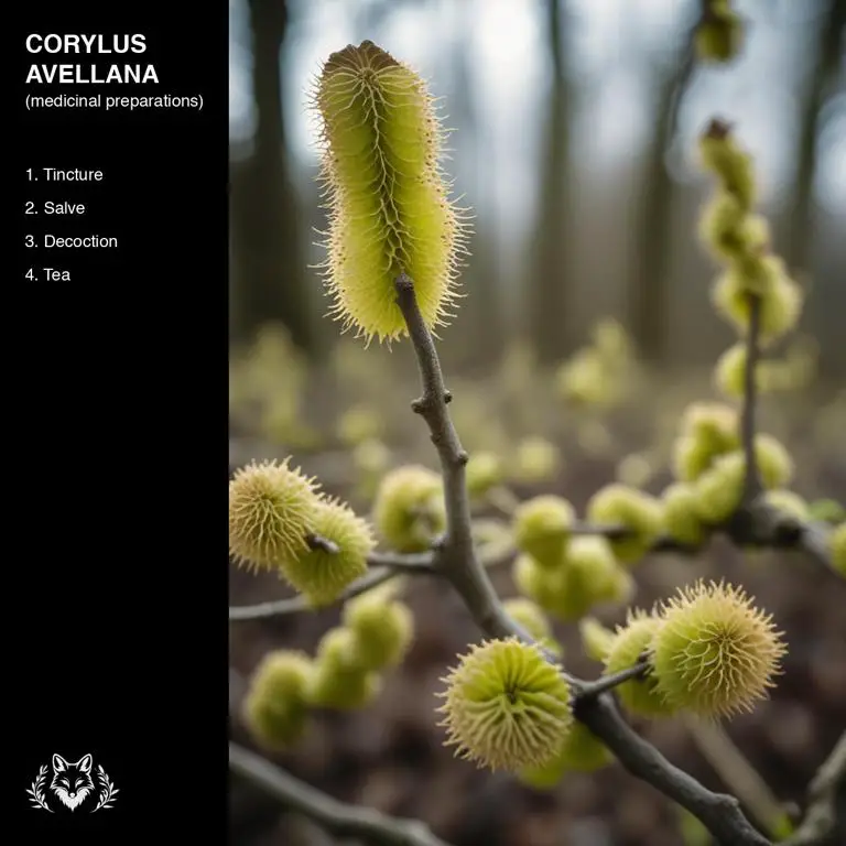 preparations of Corylus avellana