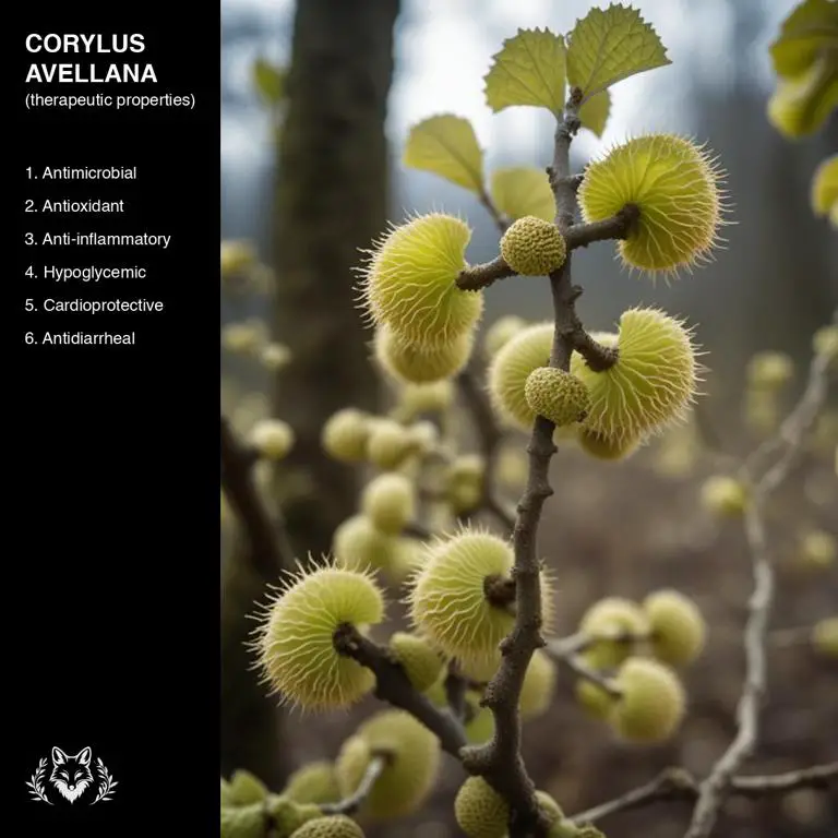 properties of Corylus avellana