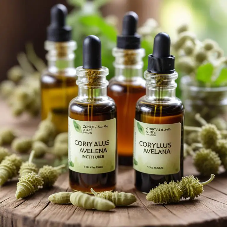 tincture made with Corylus avellana