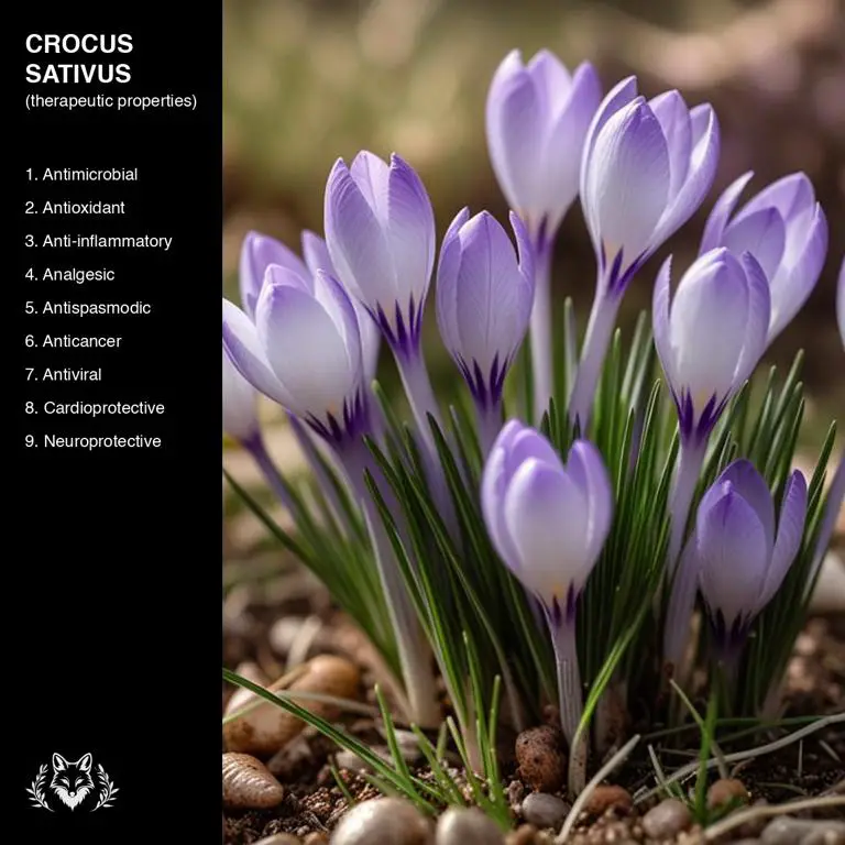 properties of Crocus sativus