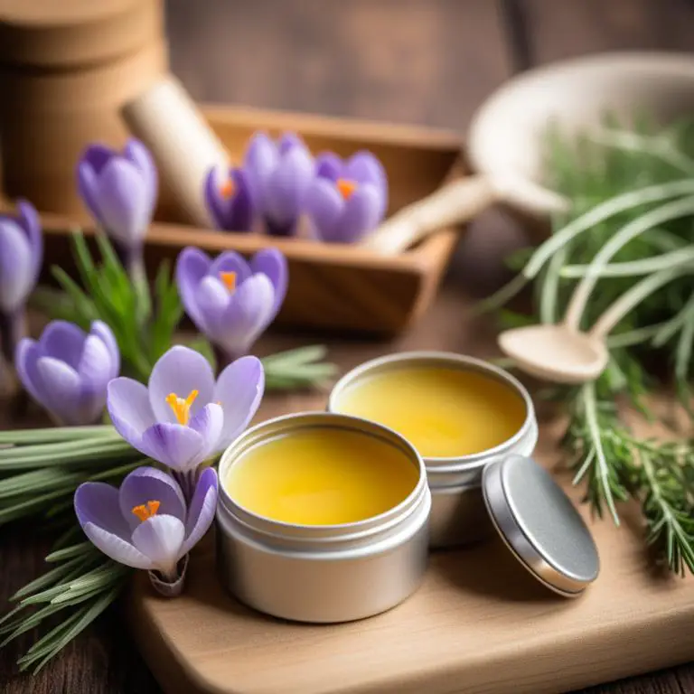 salve made with Crocus sativus