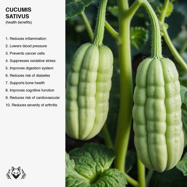 benefits of Cucumis sativus