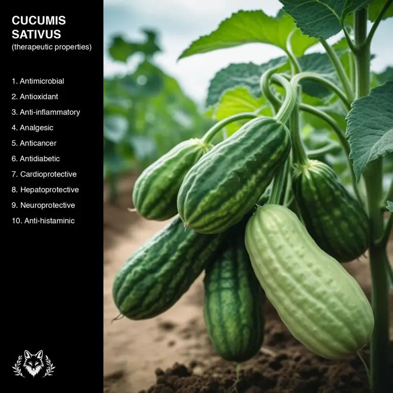 properties of Cucumis sativus