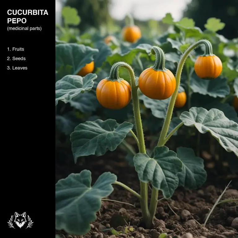 parts of Cucurbita pepo