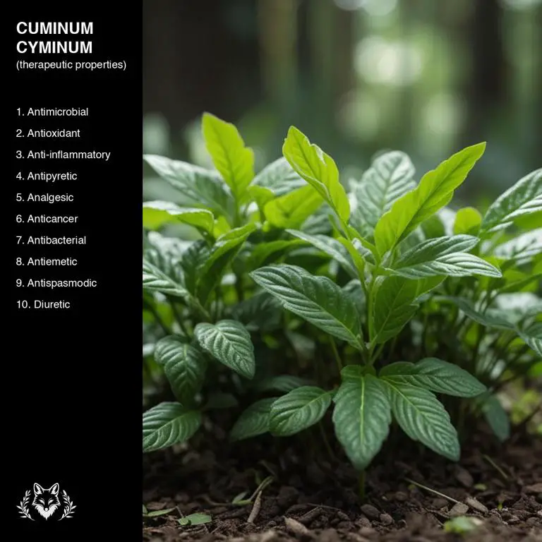 properties of Cuminum cyminum