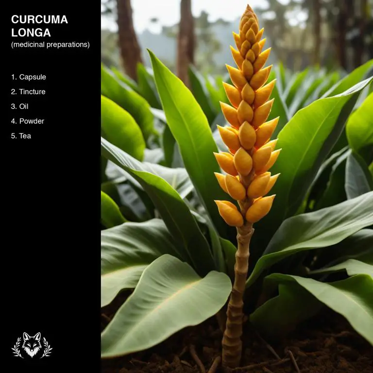 preparations of Curcuma longa