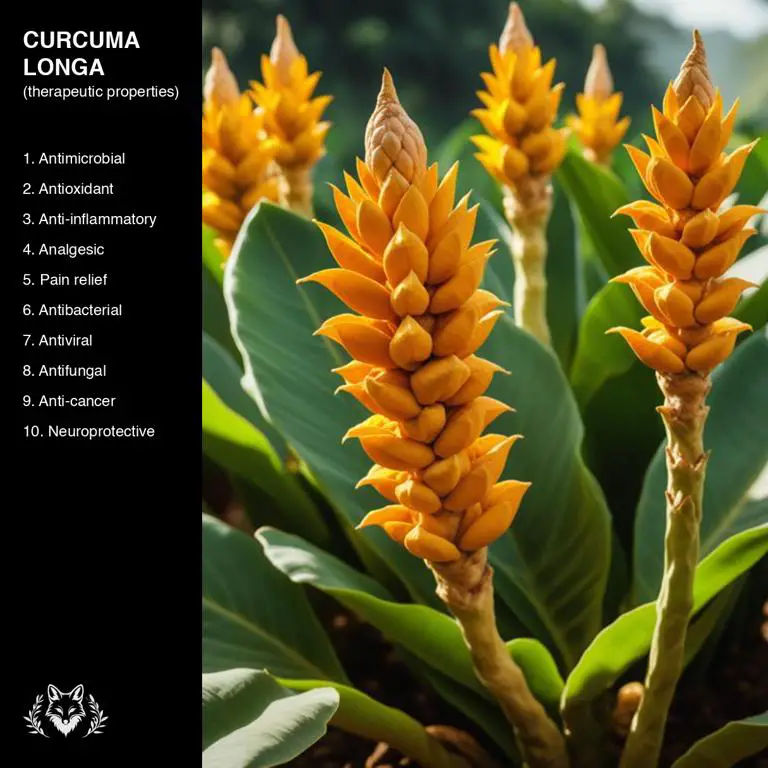 properties of Curcuma longa