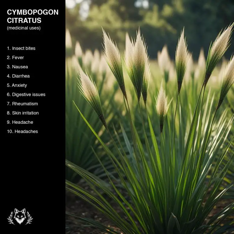 uses of Cymbopogon citratus