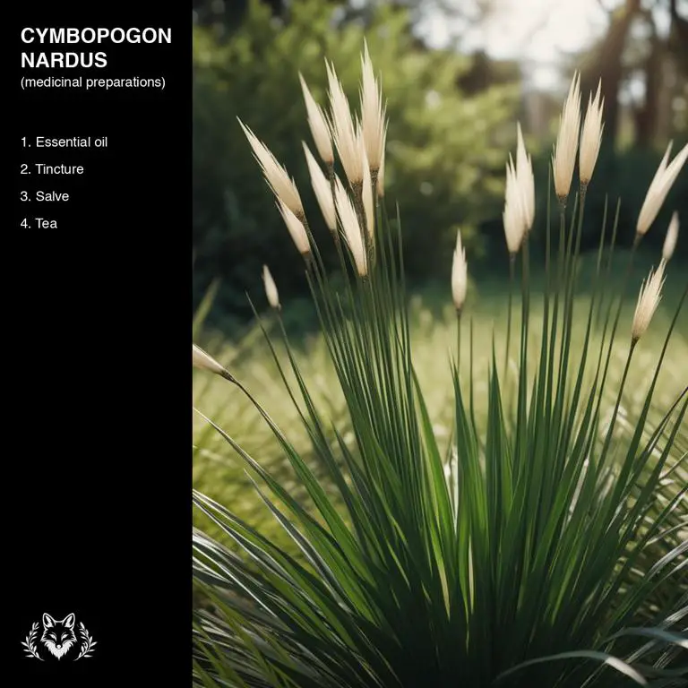 preparations of Cymbopogon nardus