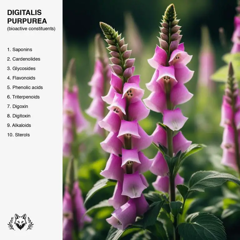 constituents of Digitalis purpurea