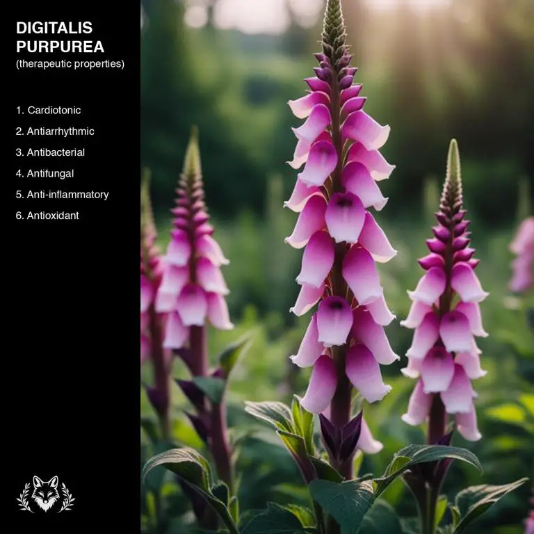 properties of Digitalis purpurea