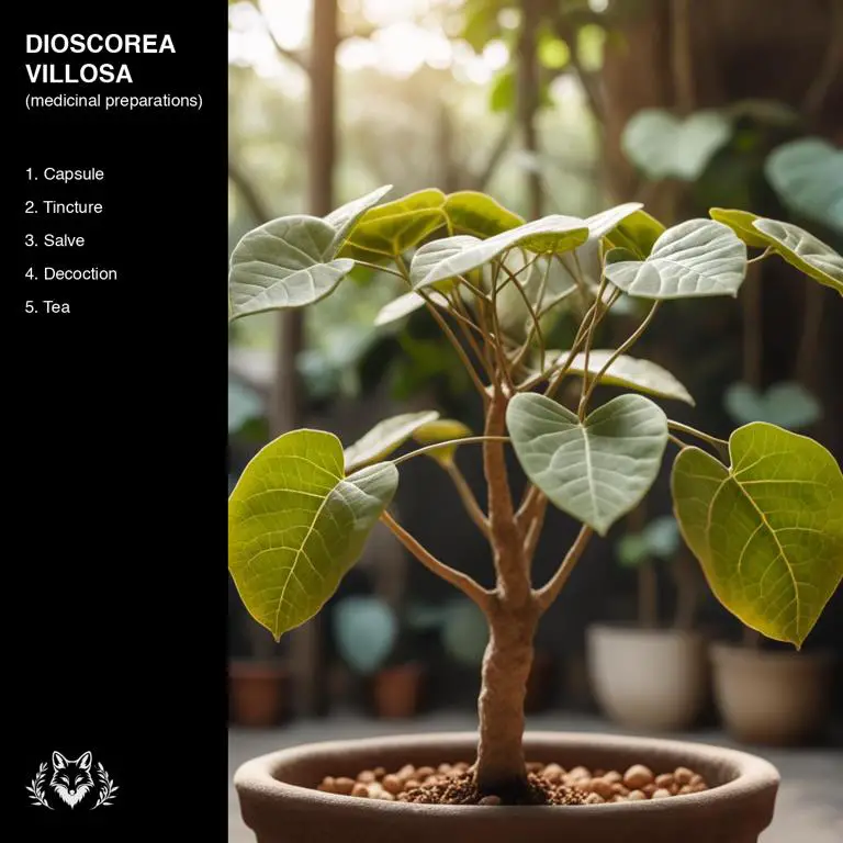 preparations of Dioscorea villosa