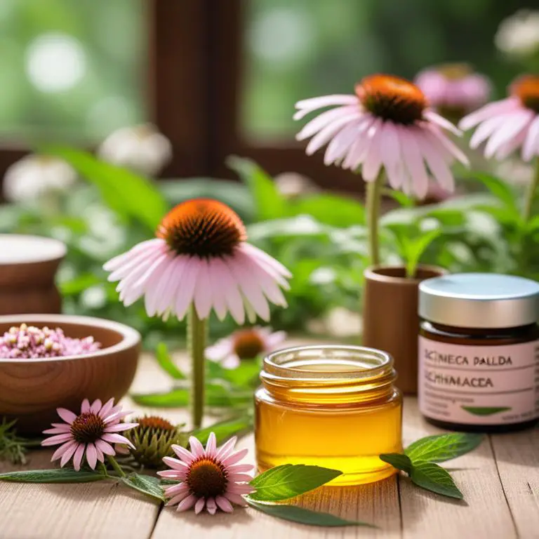 ointment made with Echinacea pallida