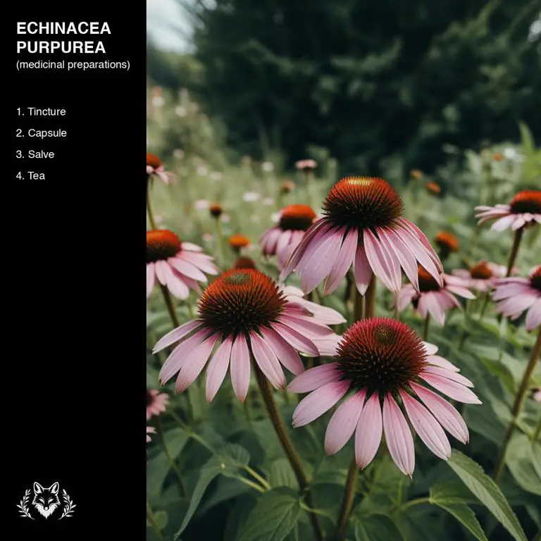 preparations of Echinacea purpurea