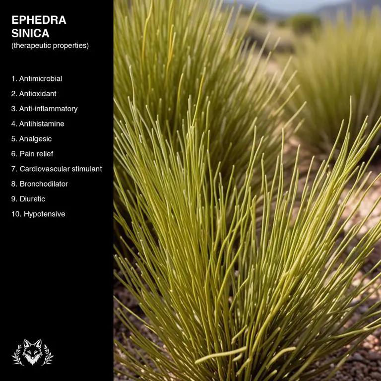 properties of Ephedra sinica